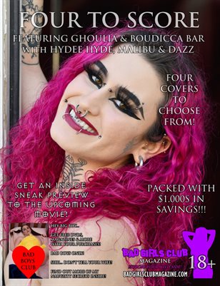 Four to Score - Ghoulia, Boudicca Bar, Hydee Hyde, Malibu & Dazz Return Ready for You to Explore their Wild Sides