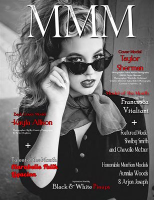 Adults September "Black & White Pinup"