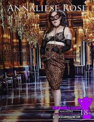 Annaliese Rose - Sexy Busty Australian BBW Babe with Tattoos is Dressed Up for the Masquerade Party