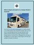 What to Expect and Look for in a Camper Rental in Cincinnati