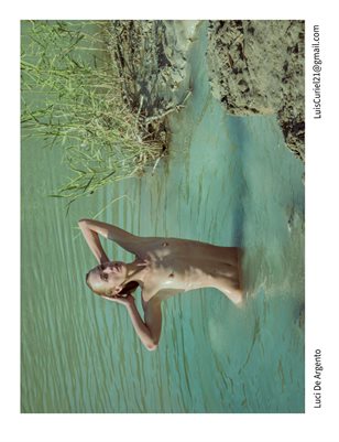 Luci De Argento in the dead sea