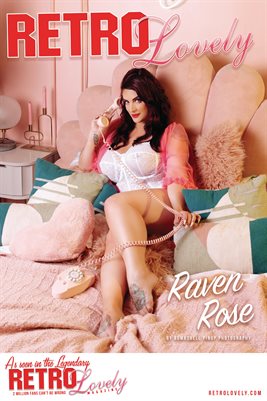 Retro Lovely No.168 – Raven Rose Cover Poster