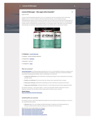 Levoran Erfahrungen – Was sagen echte Anwender?