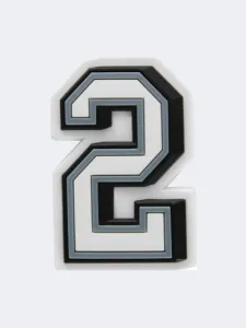 Crocs Number 2 Unisex Lifestyle Pins Black/White