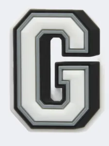 Crocs Letter G Unisex Lifestyle Pins White/Grey/Black