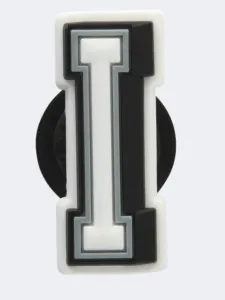 Crocs Letter I Unisex Lifestyle Pins White/Grey/Black
