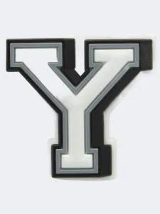 Crocs Letter Y Unisex Lifestyle Pins White/Grey/Black