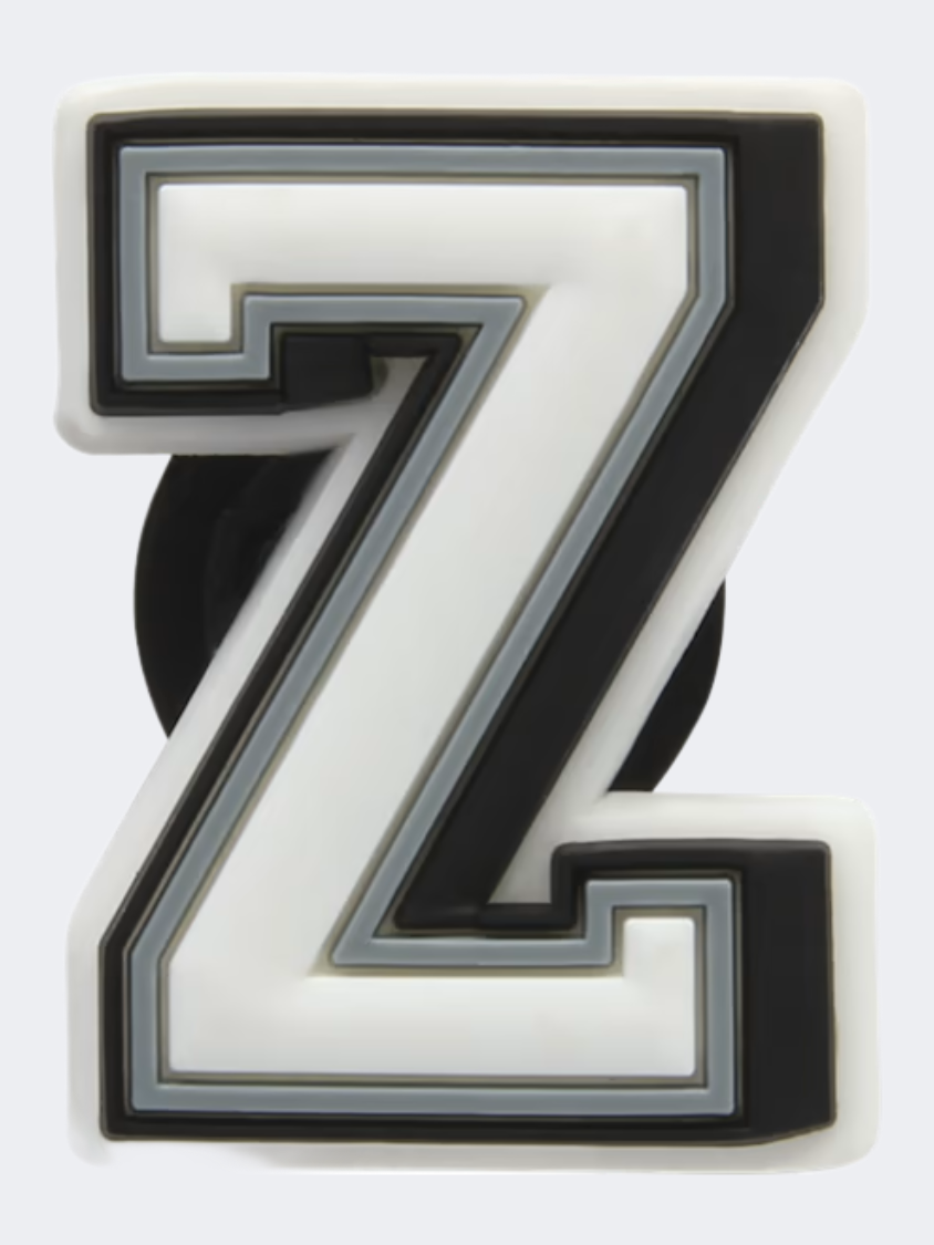 Crocs Letter Z Unisex Lifestyle Pins White/Grey/Black