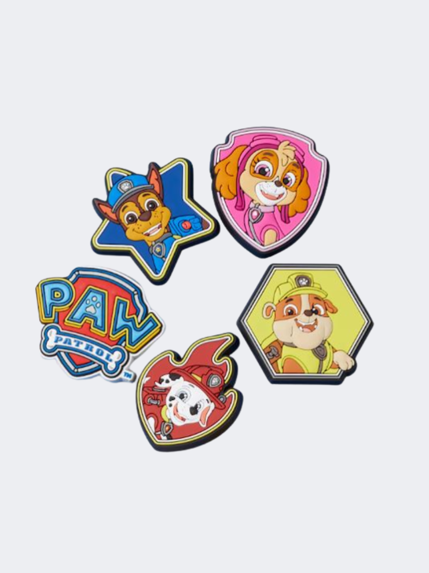 Crocs Paw Patrol 5 Pack Lifestyle Pins Multi