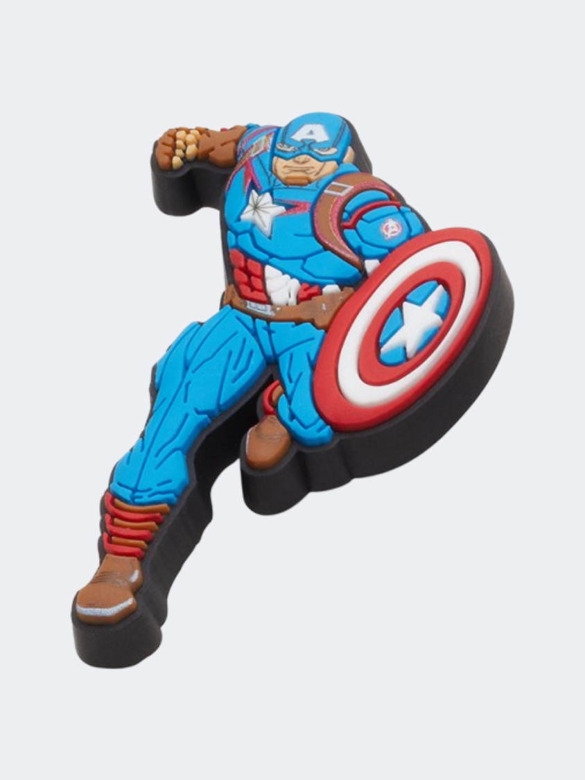 Crocs Captain America 3 Unisex Lifestyle Pins Multicolor