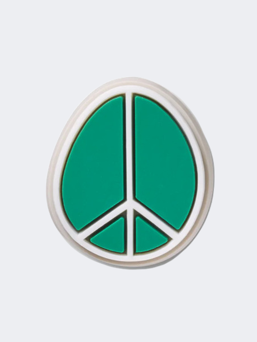 Crocs Peace Doodle Unisex Lifestyle Pins Green/White