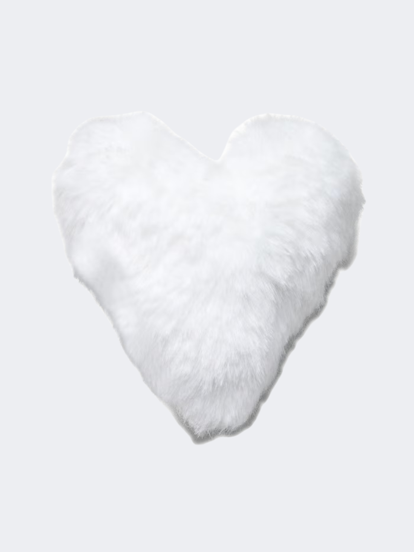 Crocs Fluffy Heart Unisex Lifestyle Pins White