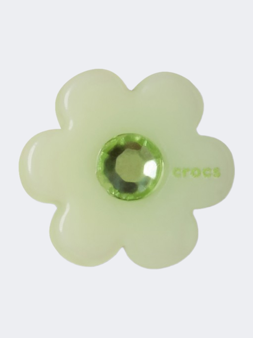 Crocs Flower With Gem Lifestyle Pins Yellow