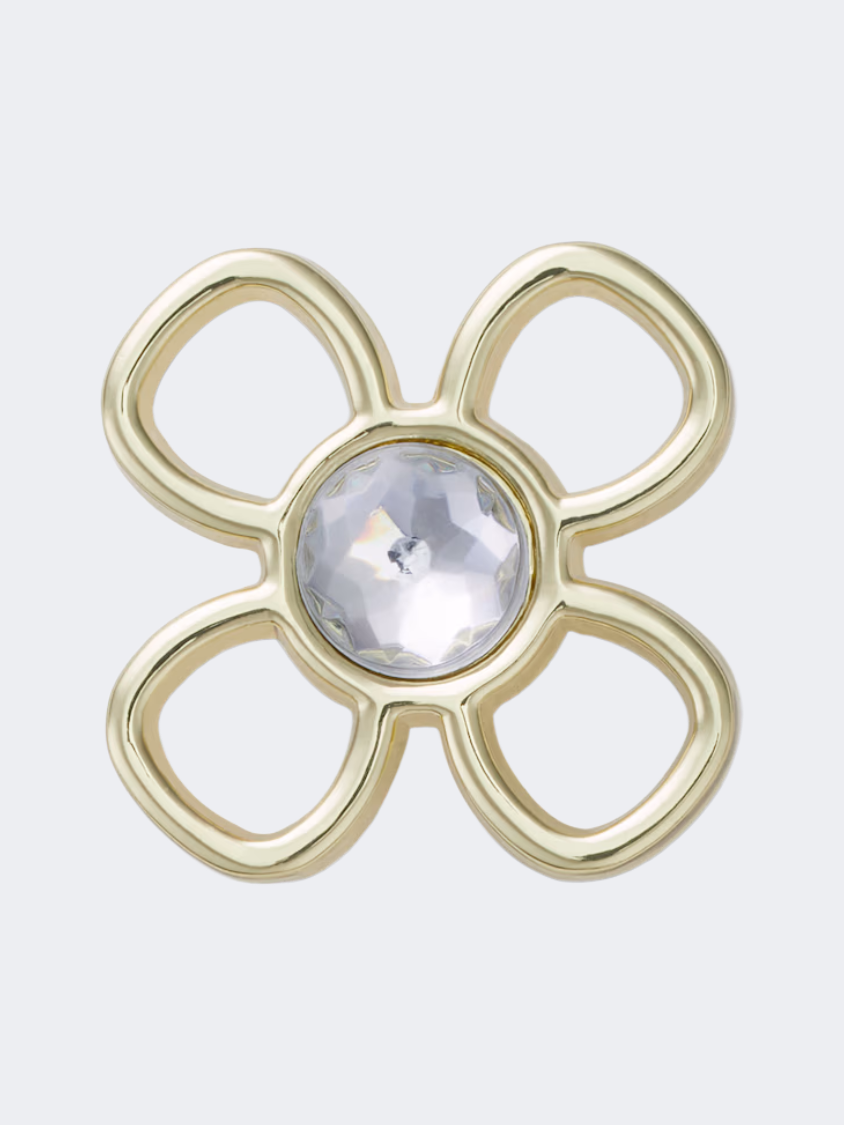 Crocs Cutout Flower Lifestyle Pins Gold