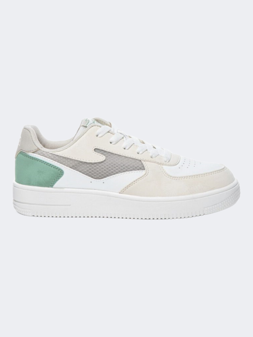 Erke Skateboard Men Lifestyle Shoes Light White/Flaxen
