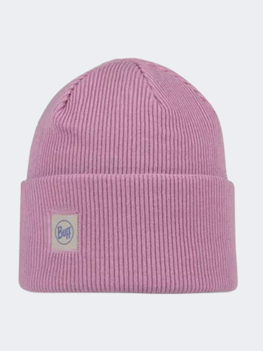 Buff Crossknit Solid Unisex Lifestyle Beanie Camelia Pink