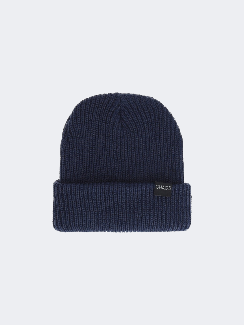 Chaos Trouble Men Lifestyle Beanie Navy