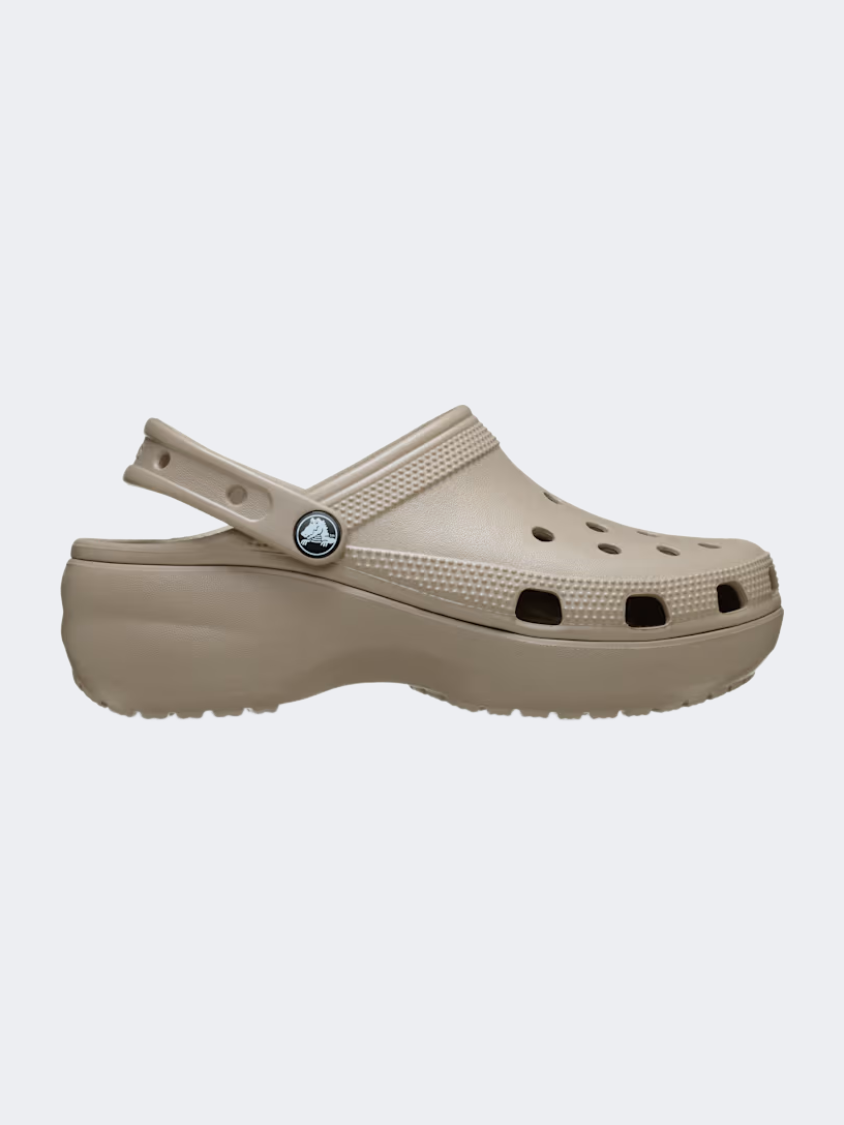 Crocs Classic Platform Women Lifestyle Clog Taupe