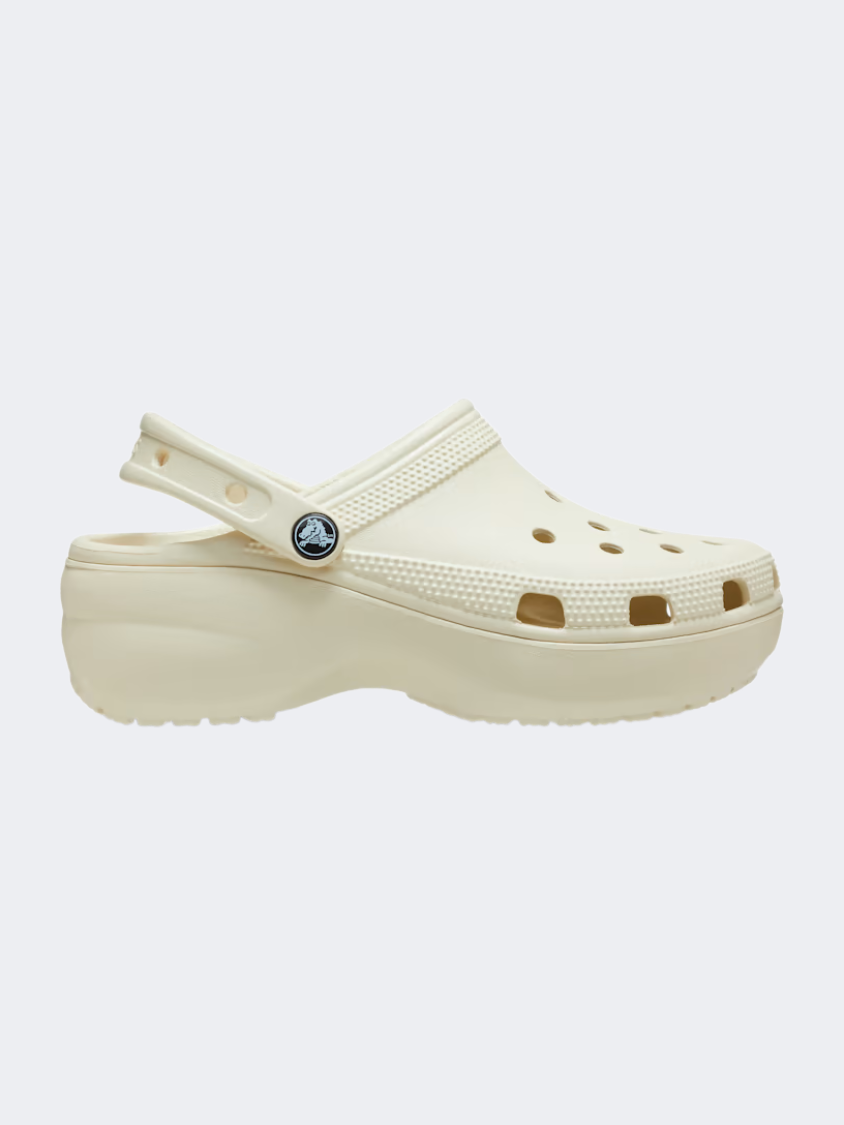 Crocs Classic Platform Women Lifestyle Clog Bone