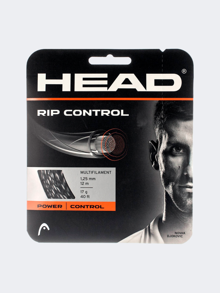 Head Rip Control 17 Tennis Strings Black