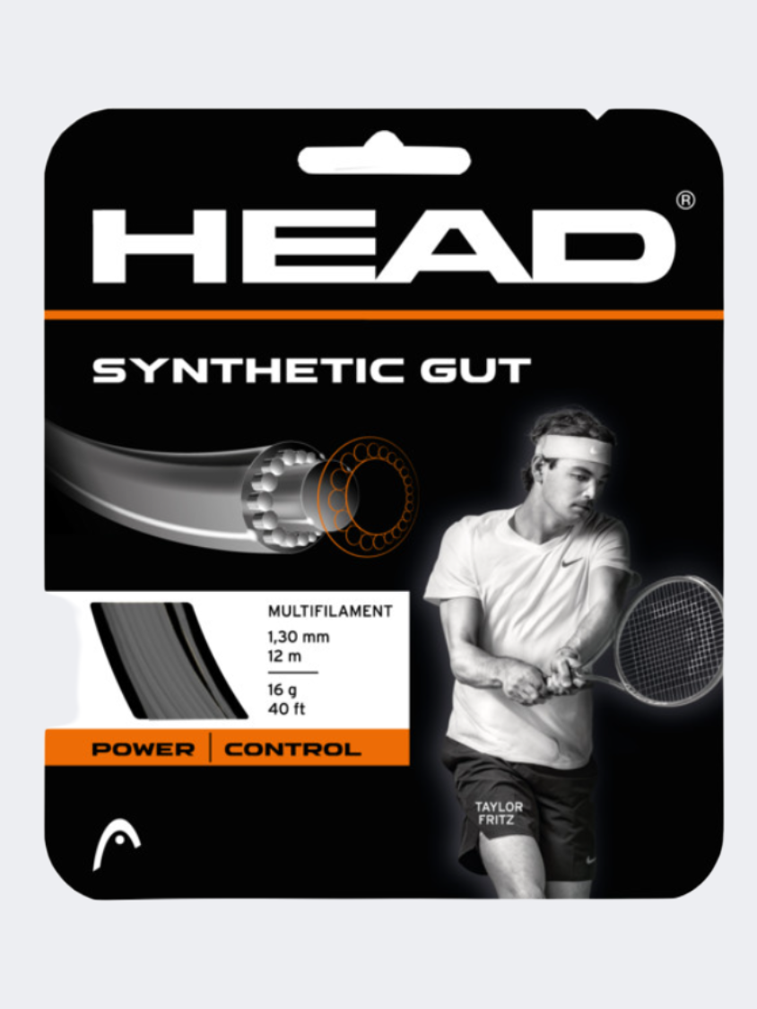 Head Synthetic Gut Set 16 Tennis Strings Black