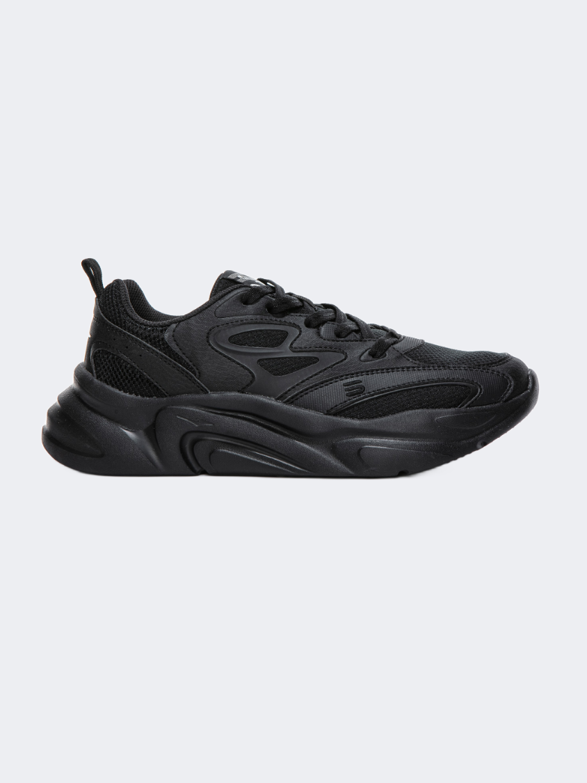 Erke Jogging Men Running Shoes Black