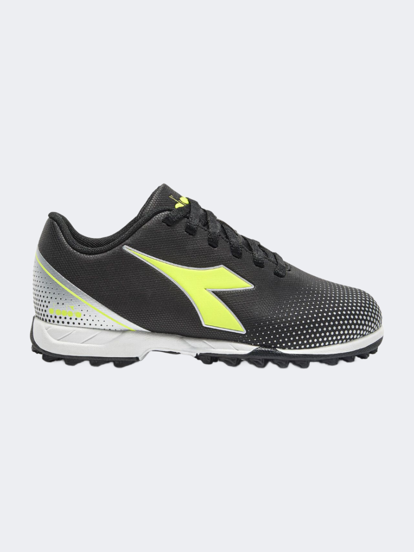Diadora Pichichi 7 Tf Jr Gs-Boys Football Shoes Black/Silver