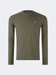 Top Ten Classic Men Lifestyle Long Sleeve Olive