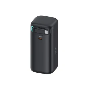 Usams XMF Series 18000mAh PD45W Dual Output Fast Charging Power Bank With Type-C Magnetic Retractable Cable