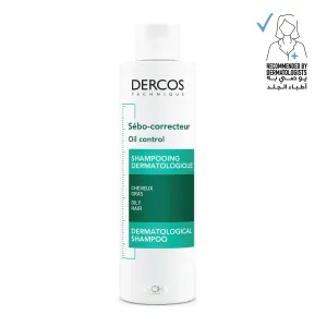 Vichy Dercos Oil Control Treatment Shampoo-200ML