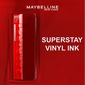Maybelline-Super Stay-Vinyl Ink Long wear Liquid Lip color - 120 Punchy