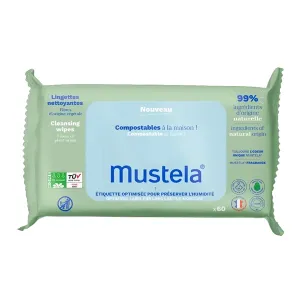 Mustela Cleansing Wipes (60 Wipes)