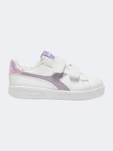 Diadora Game Ps-Girls Lifestyle Shoes White/Light Violet