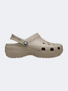 Crocs Classic Platform Women Lifestyle Clog Taupe