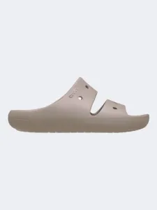 Crocs Classic V2 Unisex Lifestyle Slippers Taupe