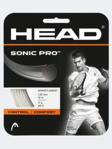 Head Sonic Pro 17 Tennis Strings White