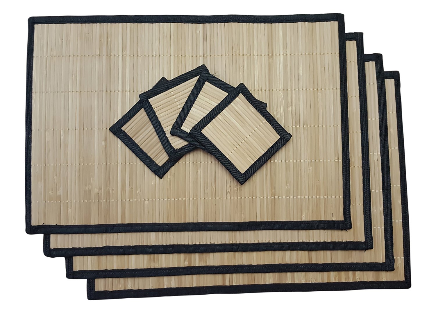 The Little Bamboo’s Bamboo Placemats Set of Four with Coasters Launches