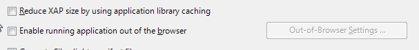 Silverlight Out of browser settings Silverlight Out of browser settings