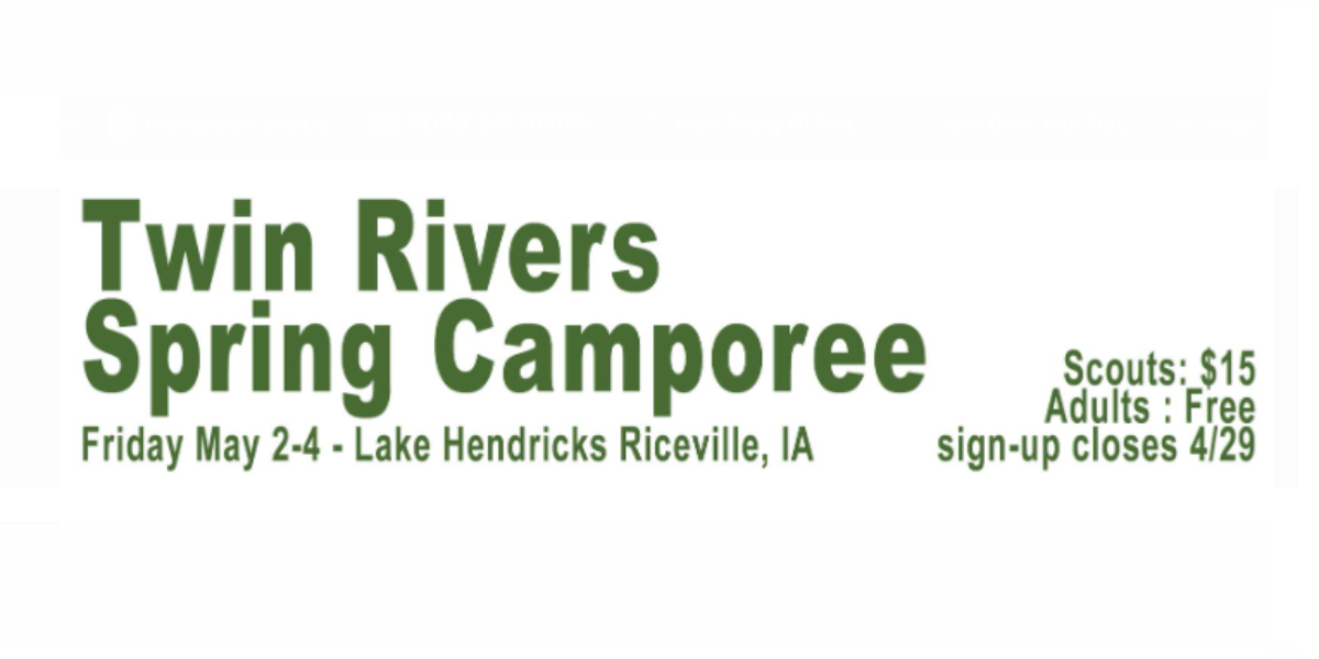 Twin Rivers Spring Camporee