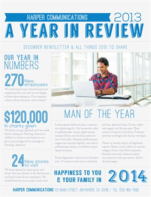 Business Newsletter Template - No Logo