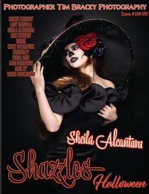Shazzles Halloween Issue #128 VOL 3 Cover Model Sheila Alcantara.