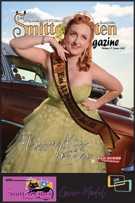 Smitten Kitten Pinup Magazine Melissa Miss Fortune Volume 4 Issue 38 COVER POSTER
