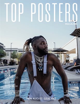  TOP POSTERS MAGAZINE- MEN AUGUST (Vol 482)