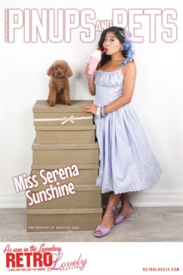 2026_Retro Lovely, PinupPets_VOL-01,Miss Serena Sunshine Cover Poster