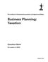 Online Business Planning Taxation ACA Professional Lvl ICAEW Question Bank 2024