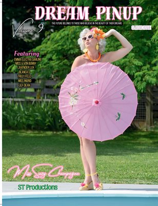 Dream Pinup Classic Issue Volume 9 Miss Suzy champagne St Production Cover