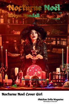 Obsidian Dolls Magazine: Nocturne Noël Volume 2 Robyn Randall Cover Poster