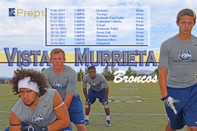 Vista Murrieta Schedule