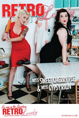 Miss Sweet Cherry Pie & Miss Gypsy Rain Cover Poster