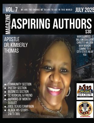 VOL 7 JULY'S EDITION OF ASPIRING AUTHORS MAGAZINE